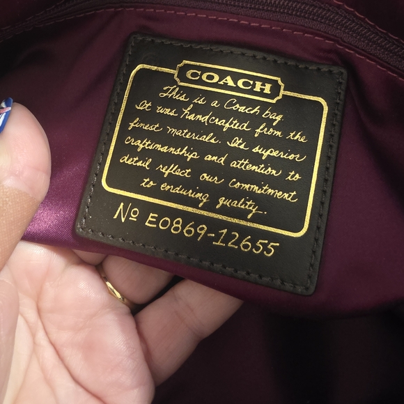 Coach Legacy GARCIA Top Handle Bronze Vecchetta Leather - Picture 6 of 7